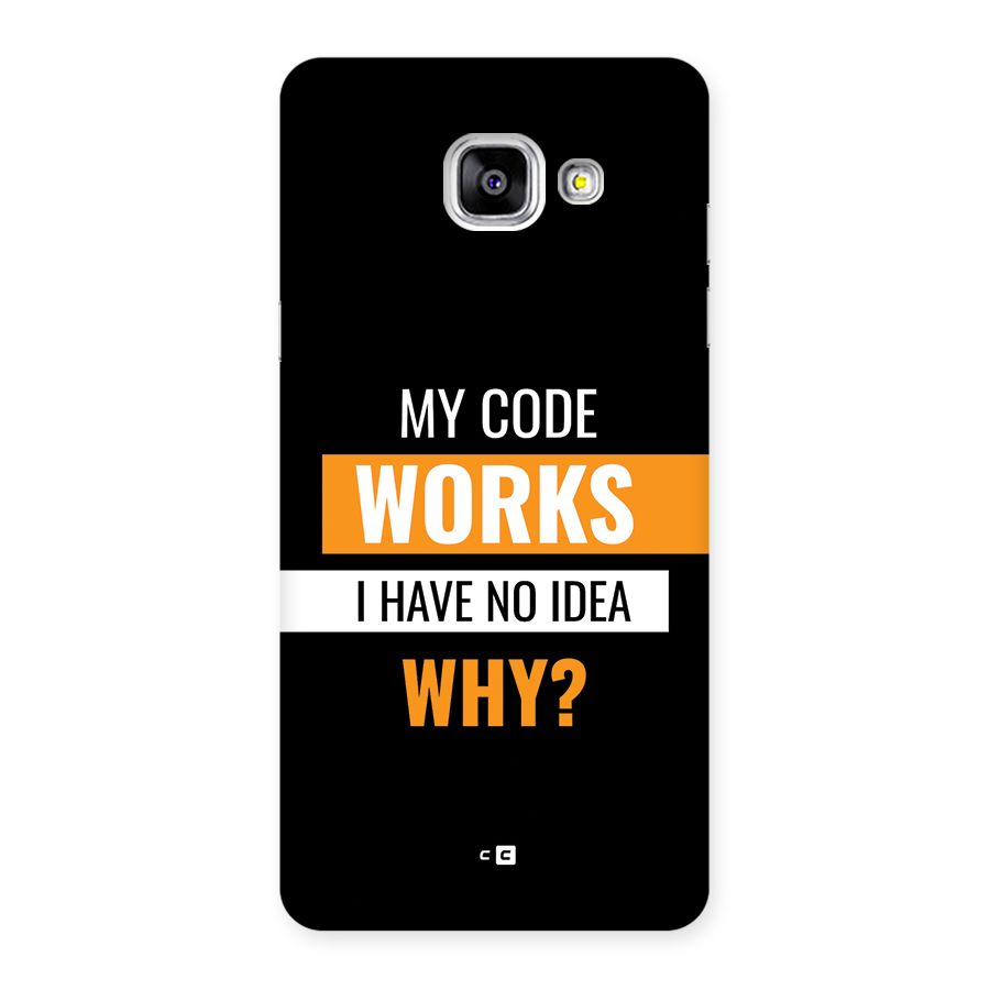 Coders Thought Back Case for Galaxy A5 (2016)