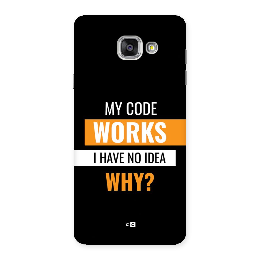 Coders Thought Back Case for Galaxy A7 (2016)