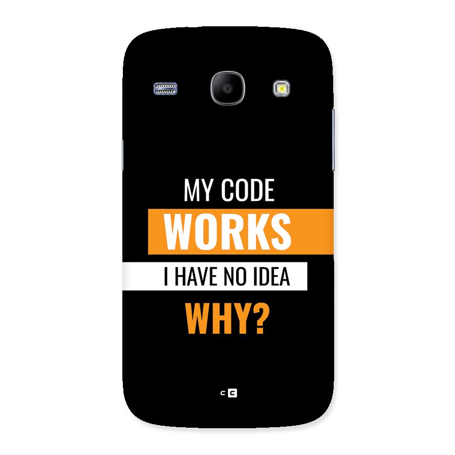 Coders Thought Back Case for Galaxy Core