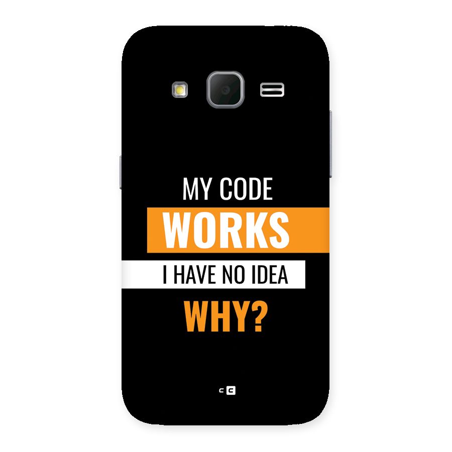 Coders Thought Back Case for Galaxy Core Prime