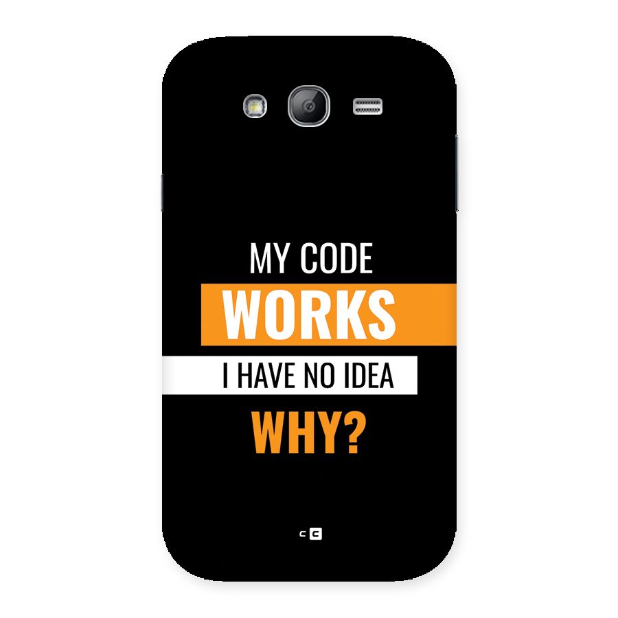 Coders Thought Back Case for Galaxy Grand