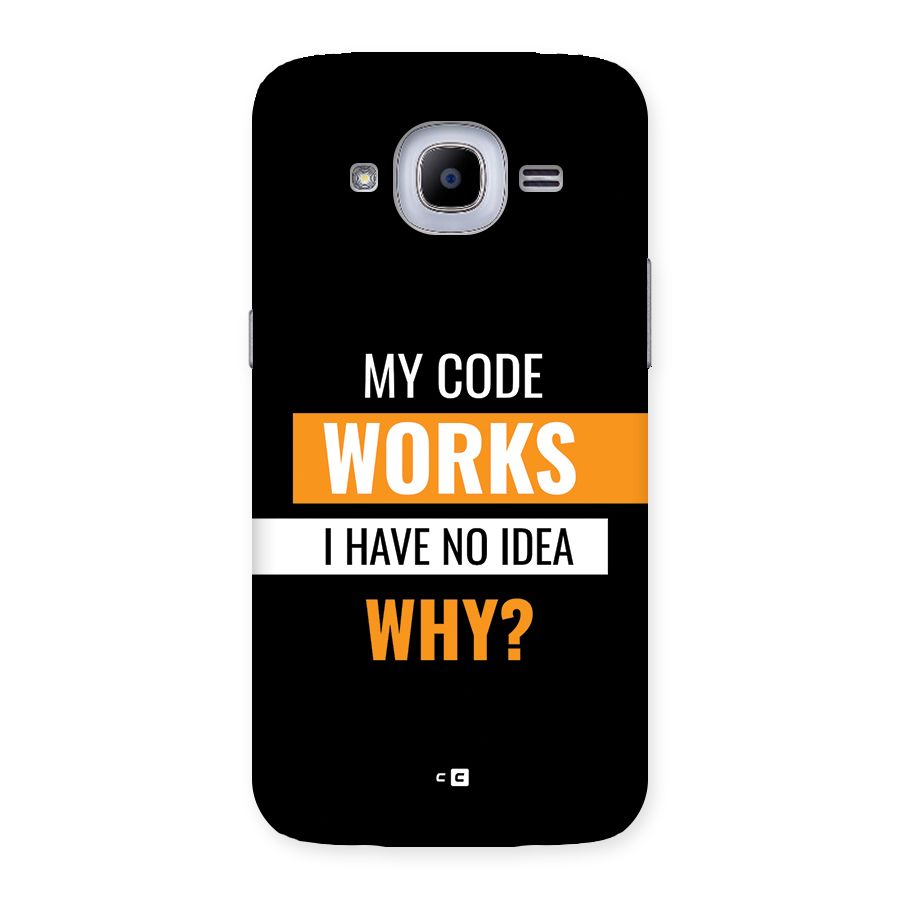 Coders Thought Back Case for Galaxy J2 Pro