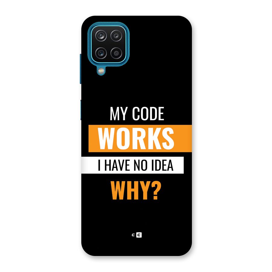 Coders Thought Back Case for Galaxy M12