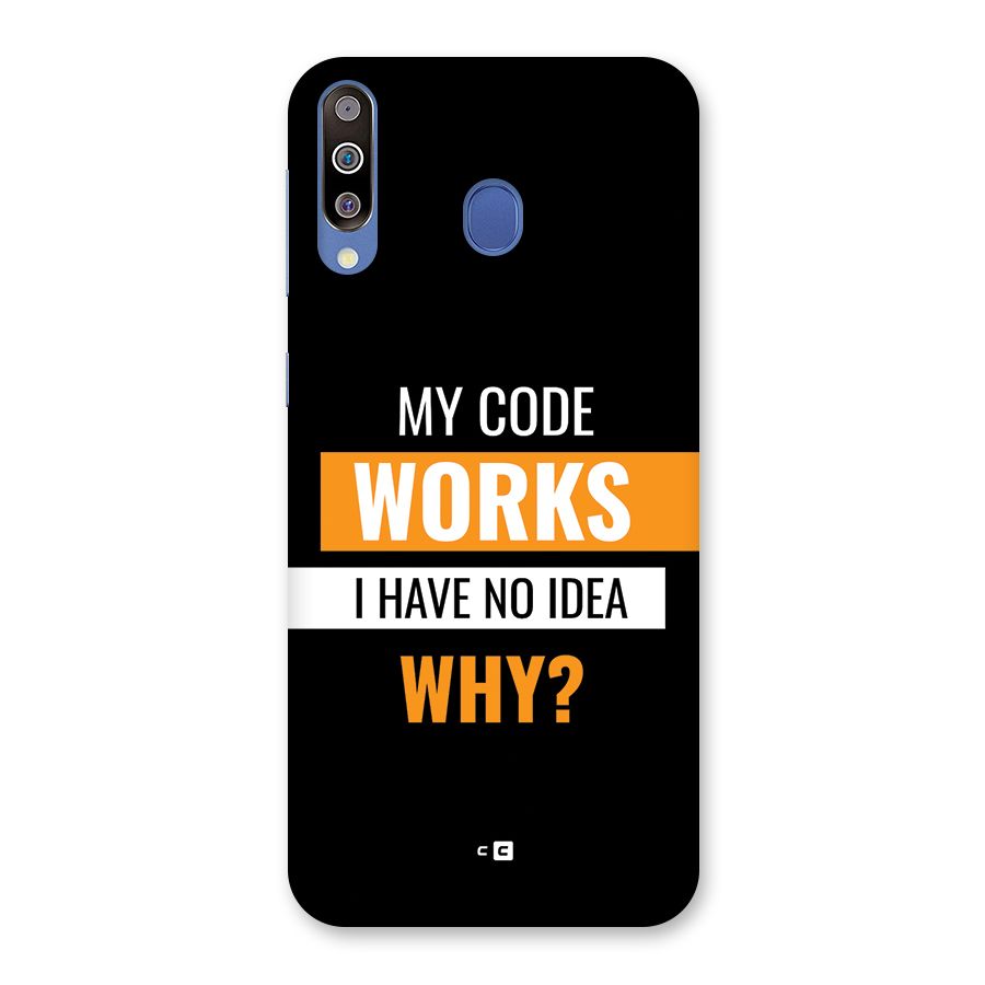 Coders Thought Back Case for Galaxy M30