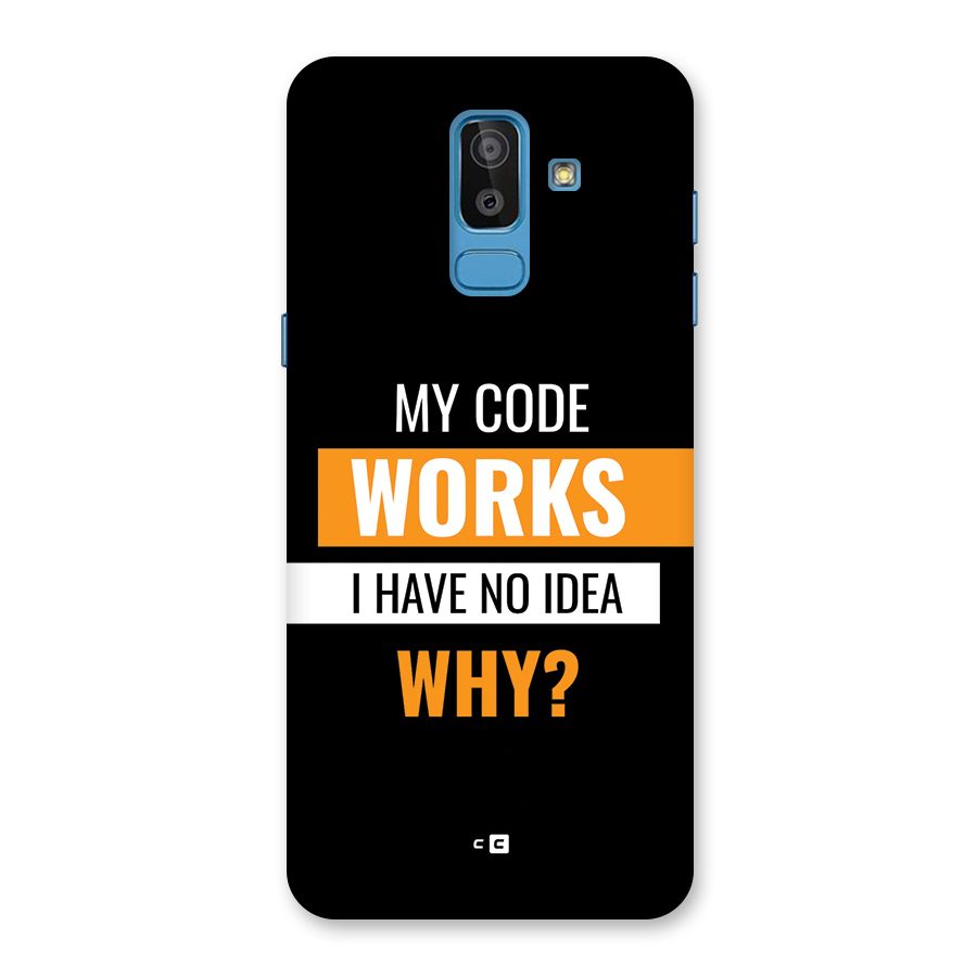 Coders Thought Back Case for Galaxy On8 (2018)