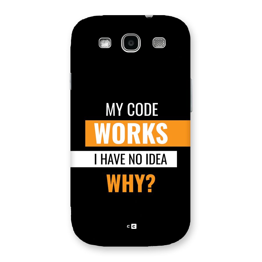 Coders Thought Back Case for Galaxy S3 Neo