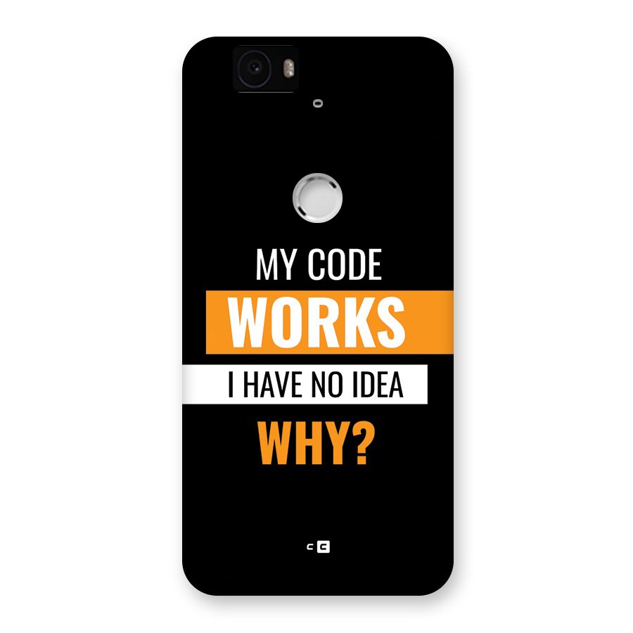 Coders Thought Back Case for Google Nexus 6P
