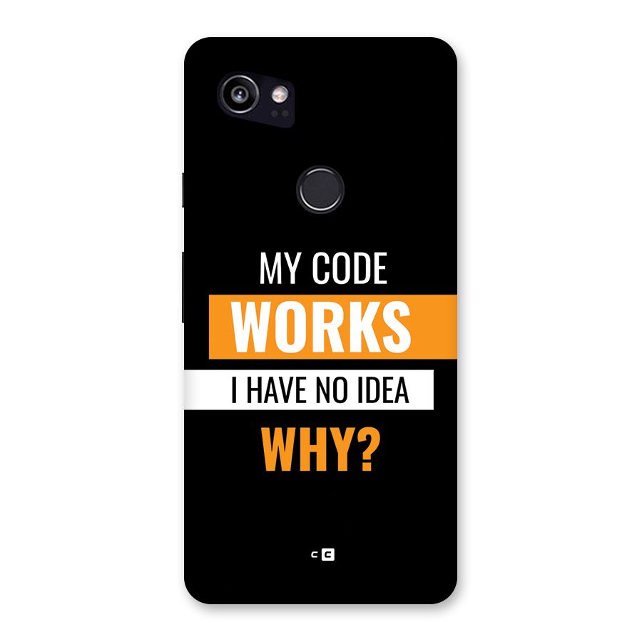 Coders Thought Back Case for Google Pixel 2 XL
