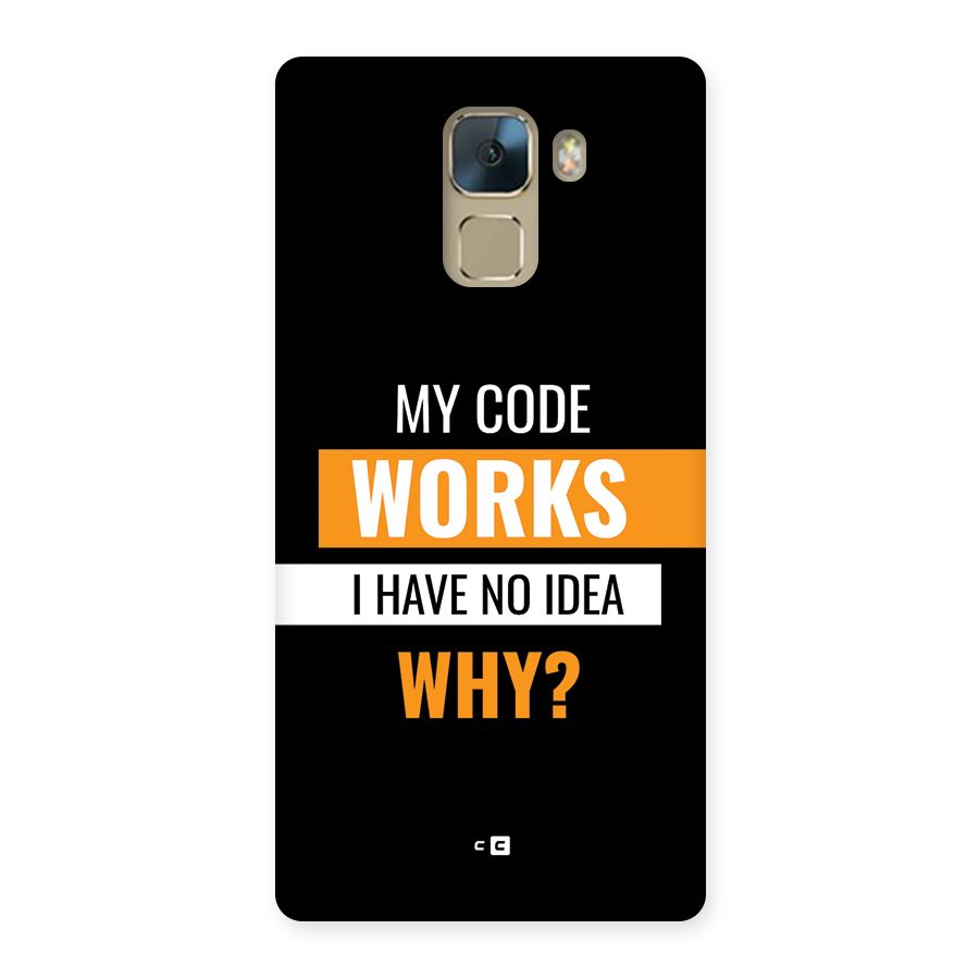Coders Thought Back Case for Honor 7
