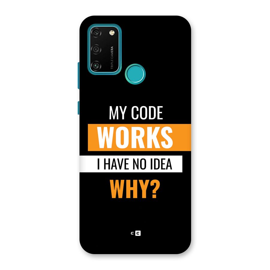 Coders Thought Back Case for Honor 9A