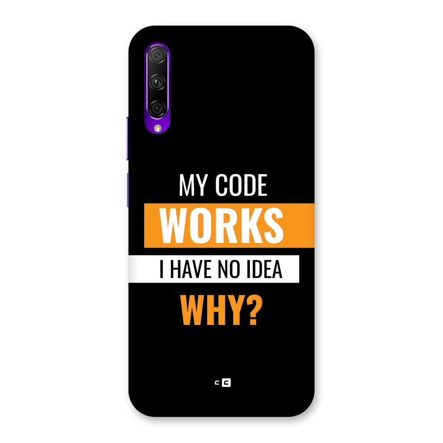 Coders Thought Back Case for Honor 9X Pro