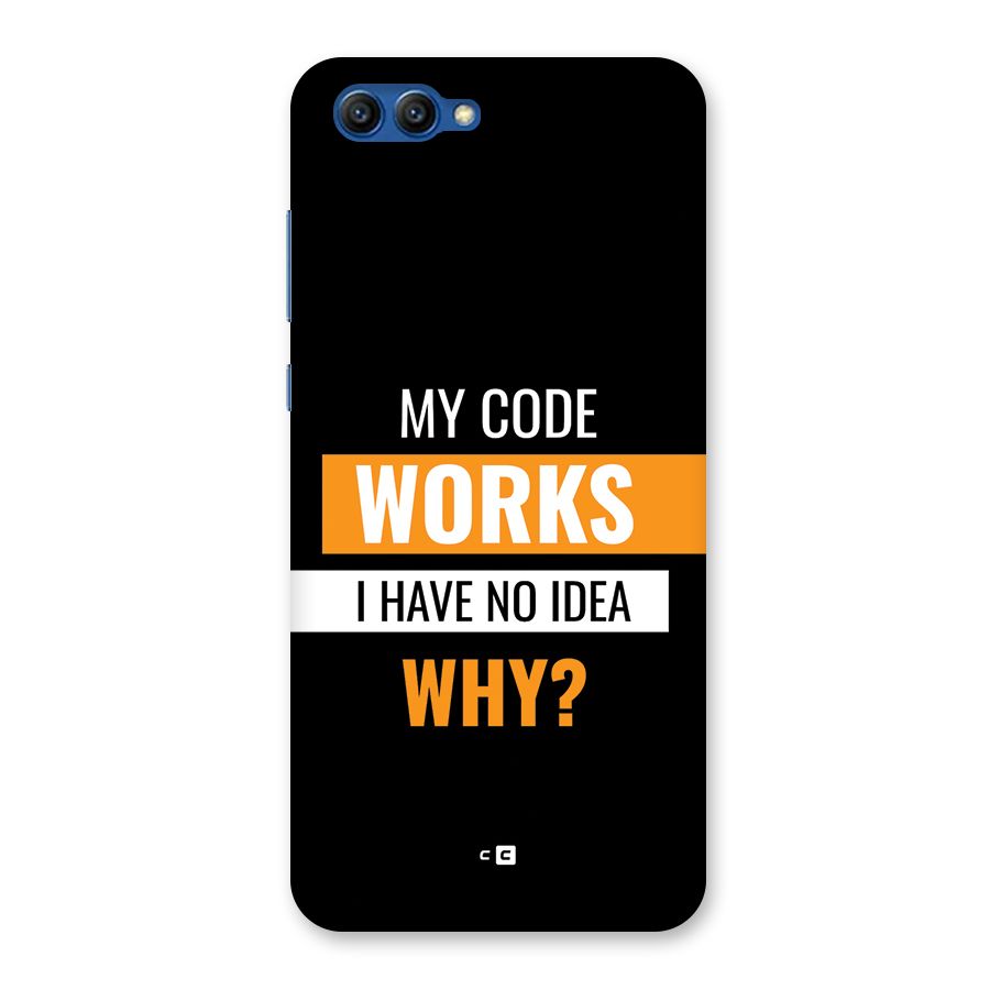 Coders Thought Back Case for Honor View 10
