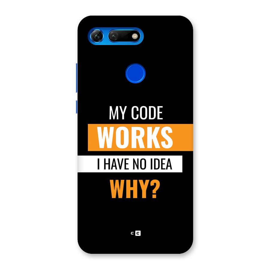 Coders Thought Back Case for Honor View 20