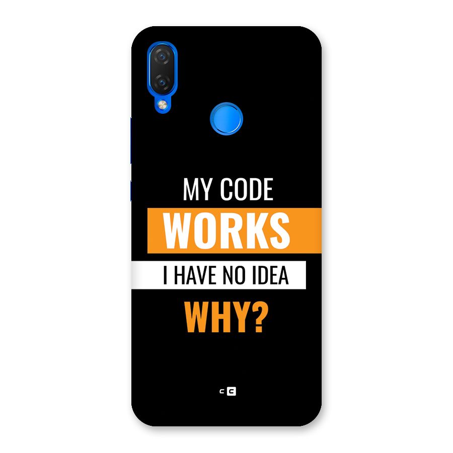 Coders Thought Back Case for Huawei P Smart Plus
