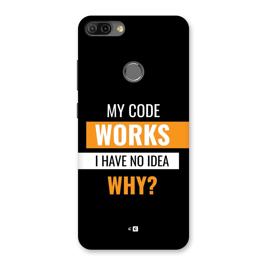 Coders Thought Back Case for Infinix Hot 6 Pro