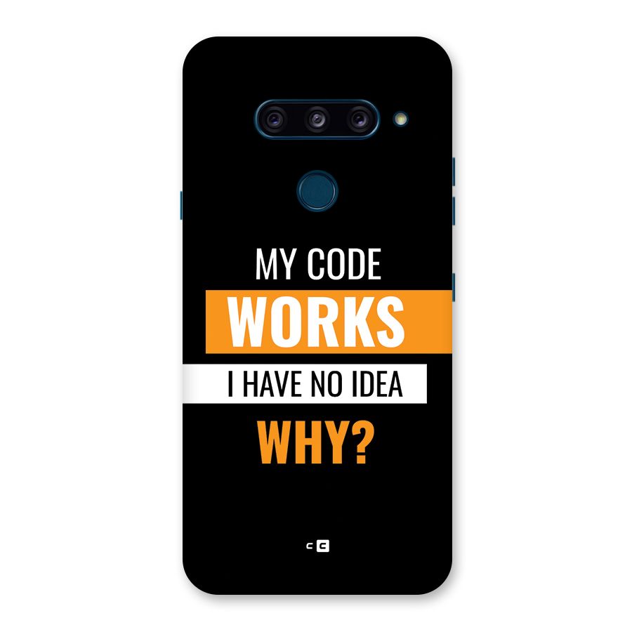 Coders Thought Back Case for LG  V40 ThinQ