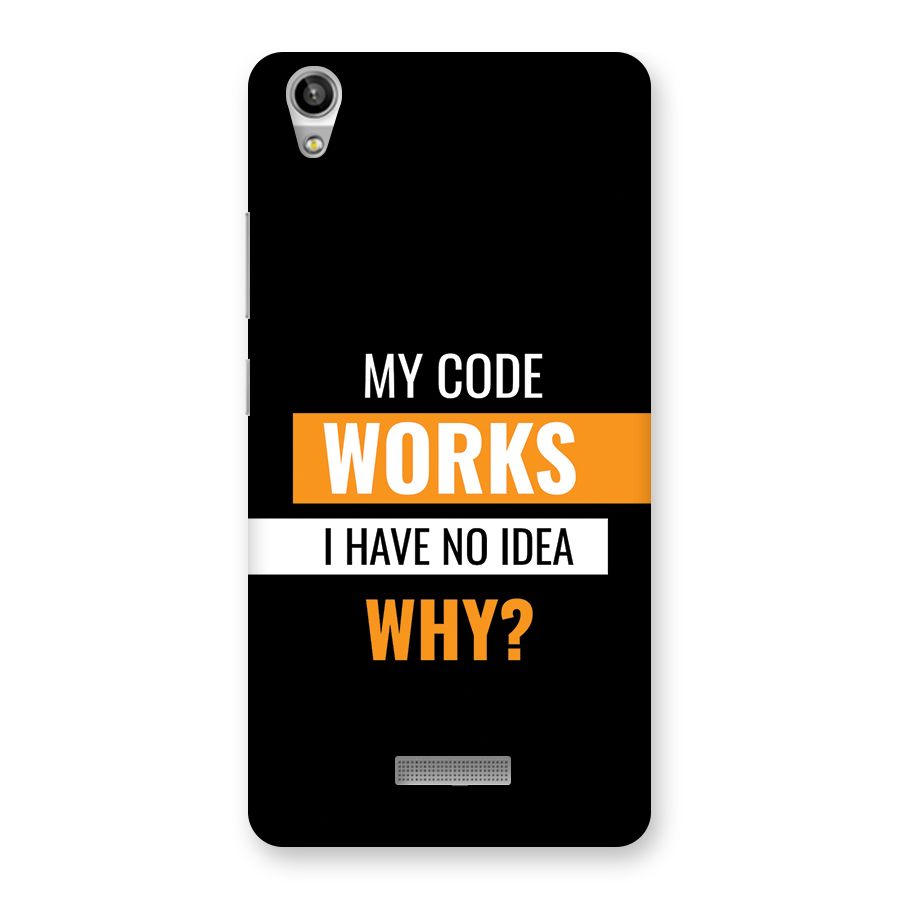 Coders Thought Back Case for Lava Pixel V1