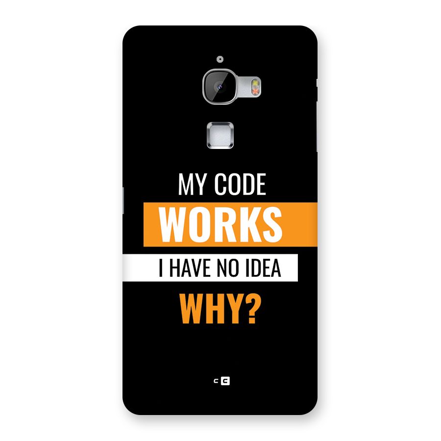 Coders Thought Back Case for LeTV Le Max