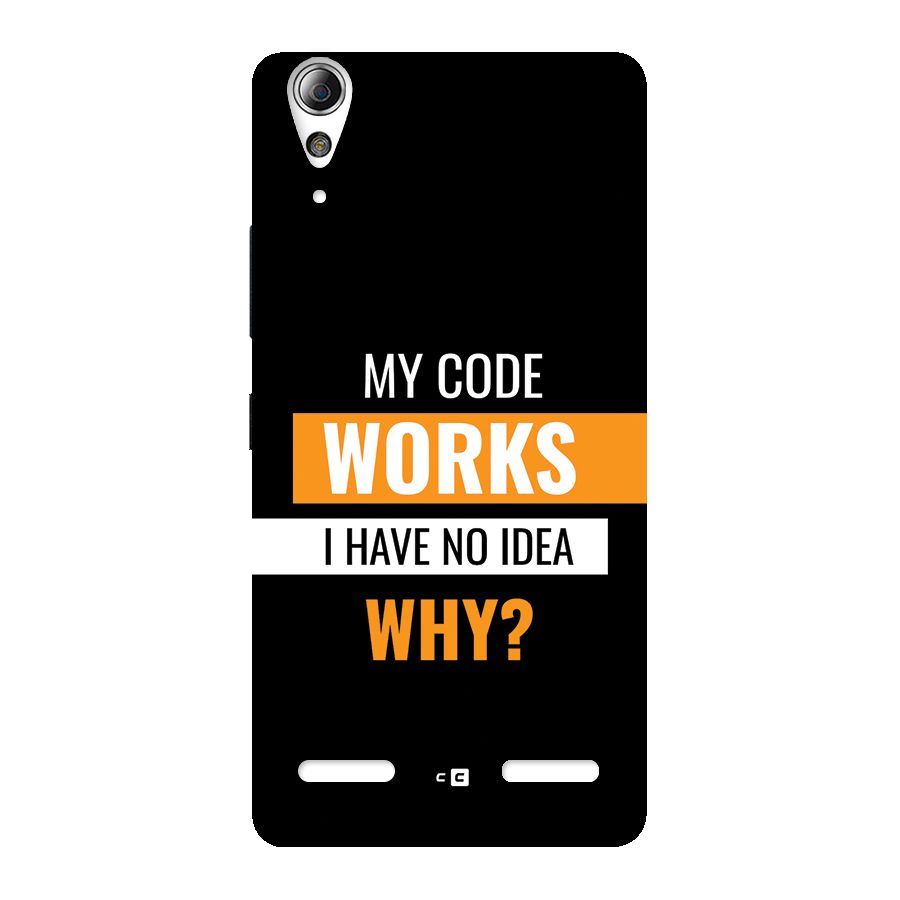 Coders Thought Back Case for Lenovo A6000