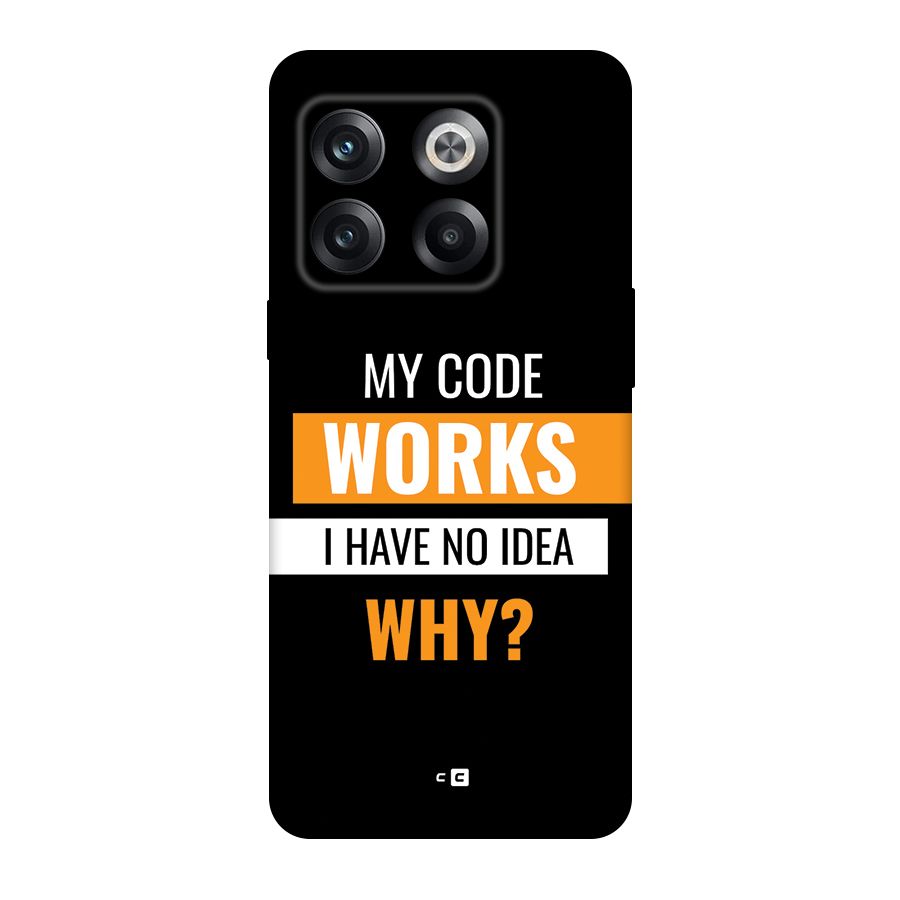 Coders Thought Back Case for OnePlus 10T