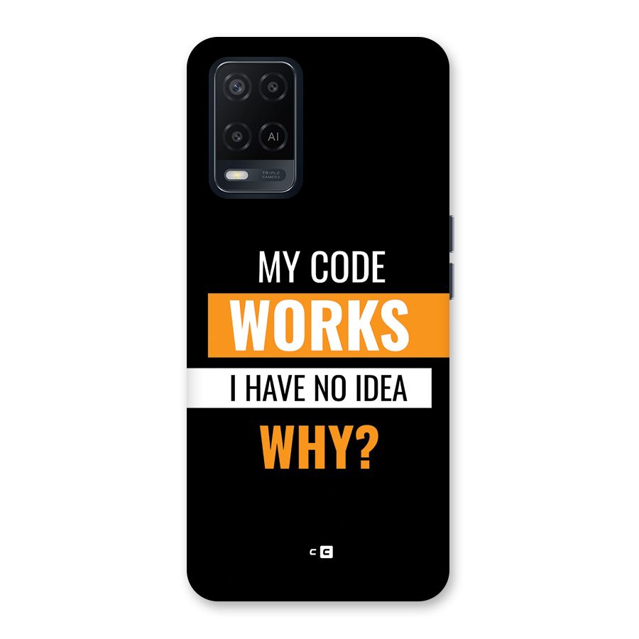 Coders Thought Back Case for Oppo A54