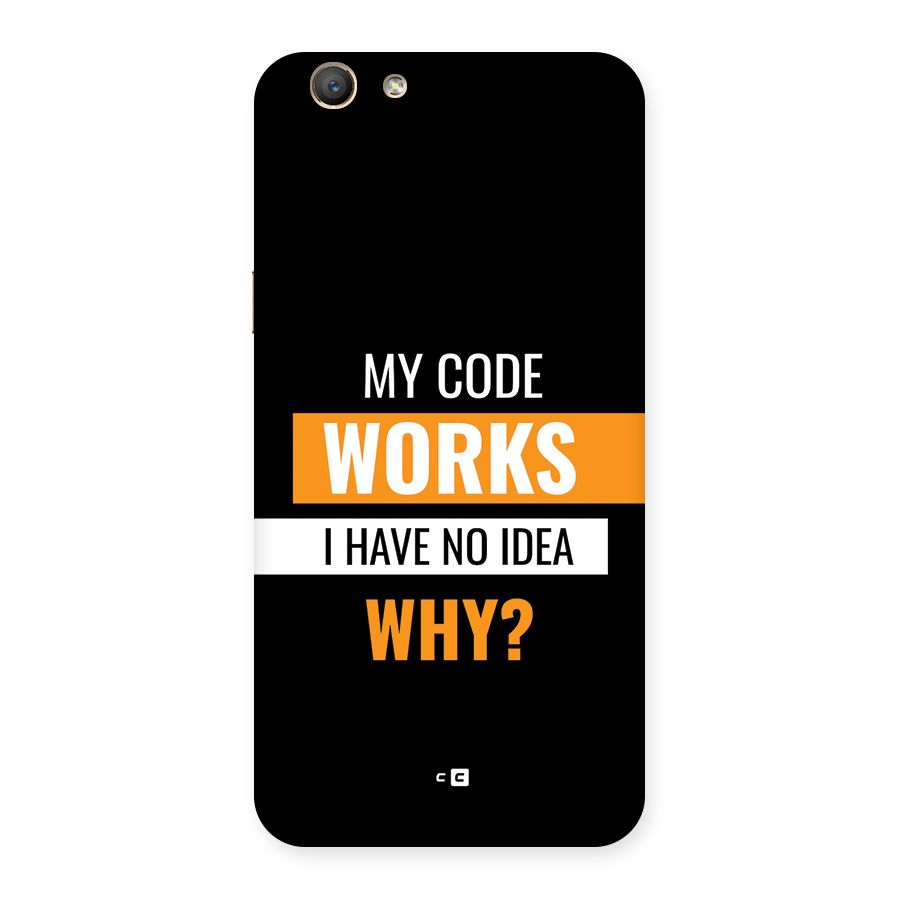 Coders Thought Back Case for Oppo A59