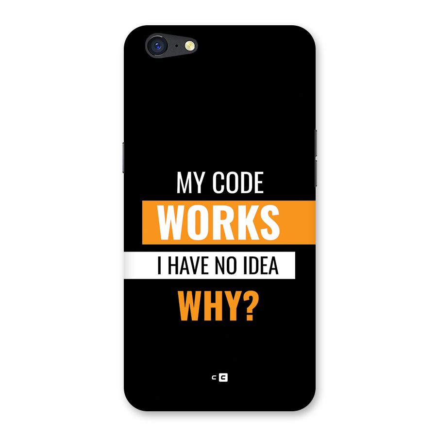 Coders Thought Back Case for Oppo A71