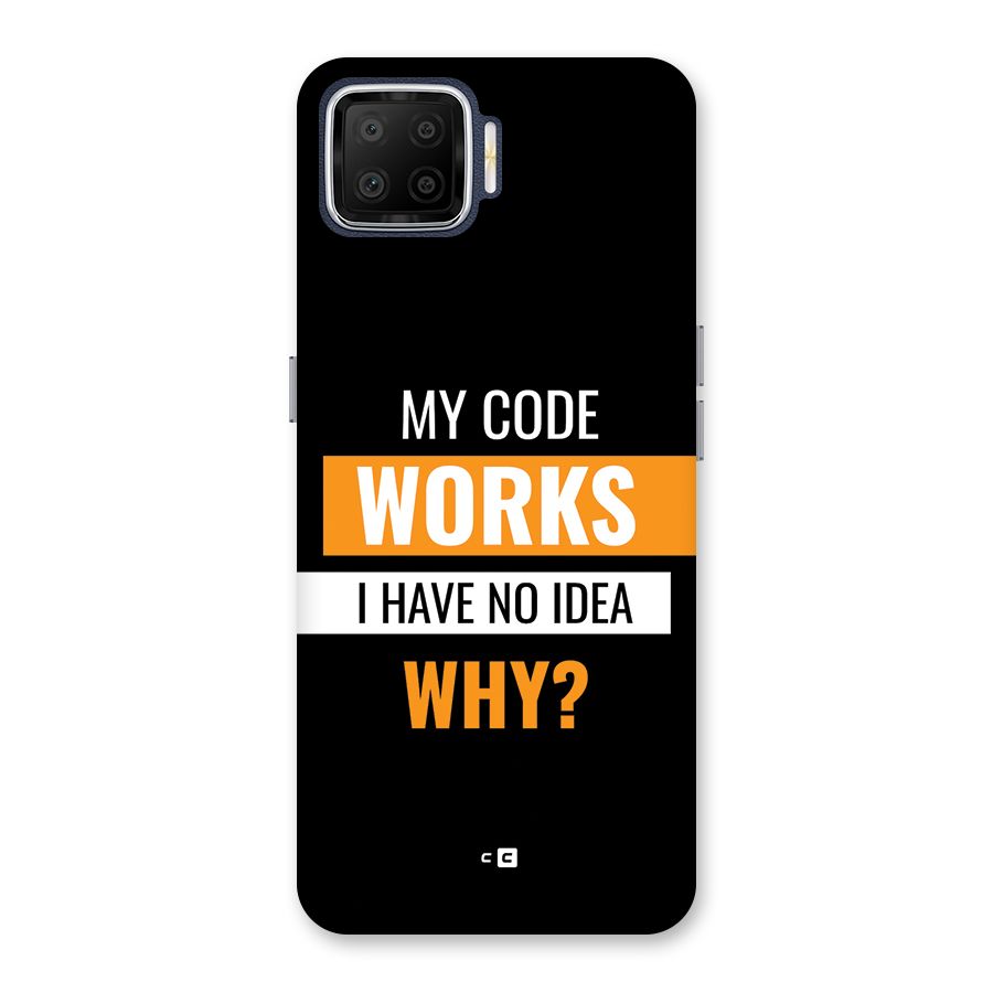 Coders Thought Back Case for Oppo F17