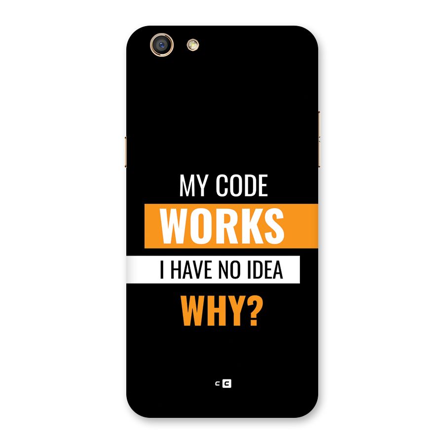 Coders Thought Back Case for Oppo F3