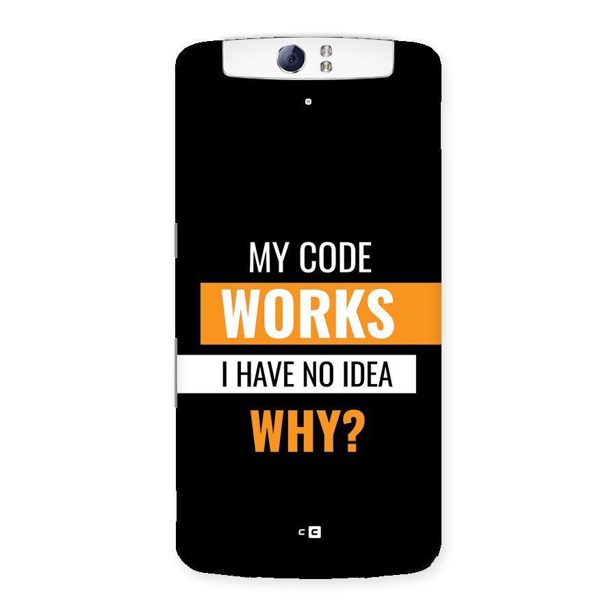 Coders Thought Back Case for Oppo N1
