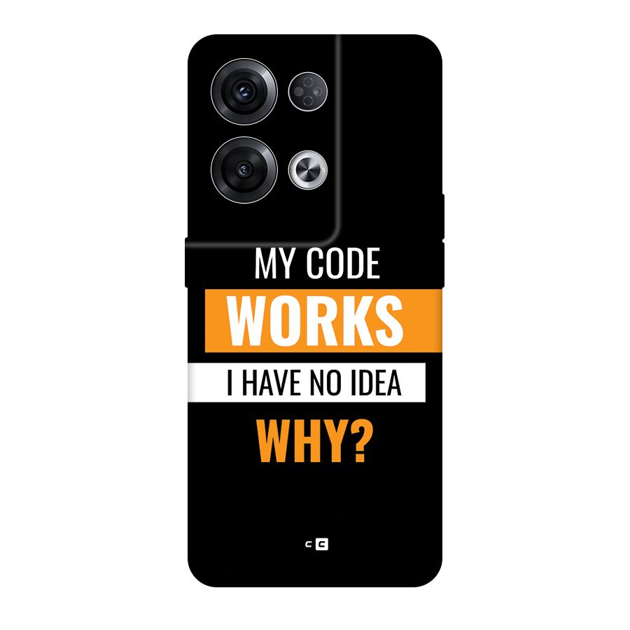 Coders Thought Back Case for Oppo Reno8 Pro 5G