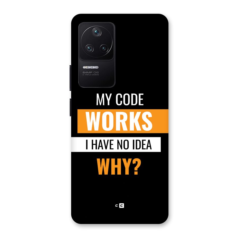 Coders Thought Back Case for Poco F4 5G