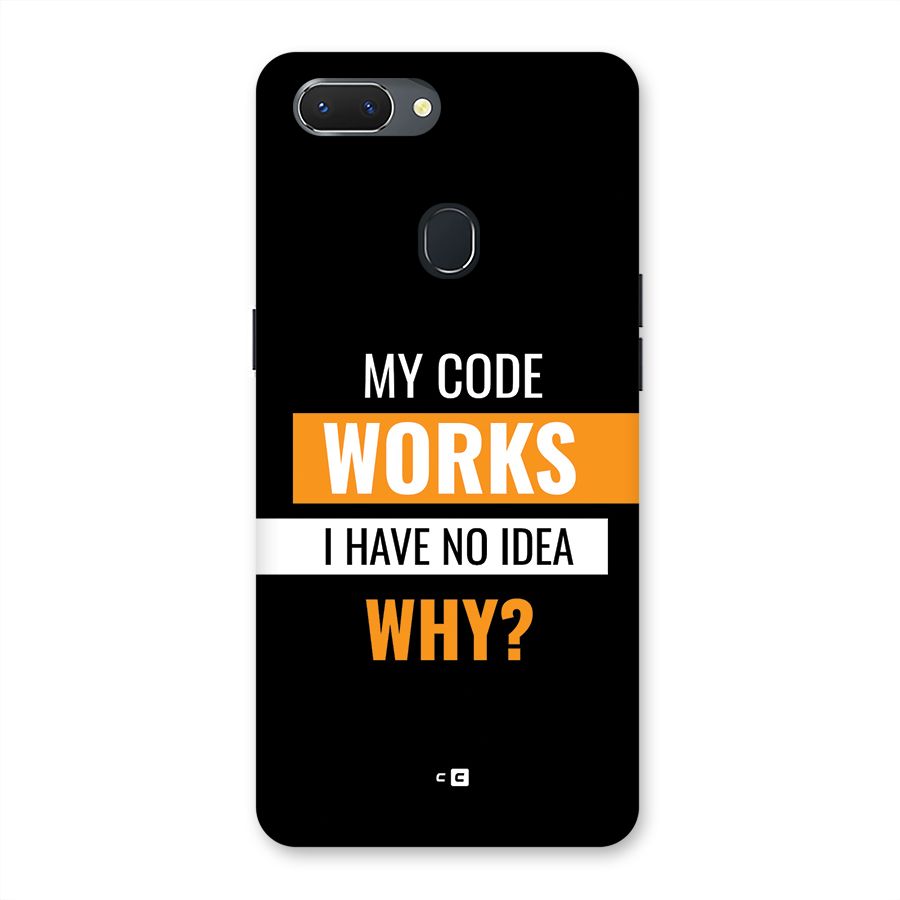 Coders Thought Back Case for Realme 2