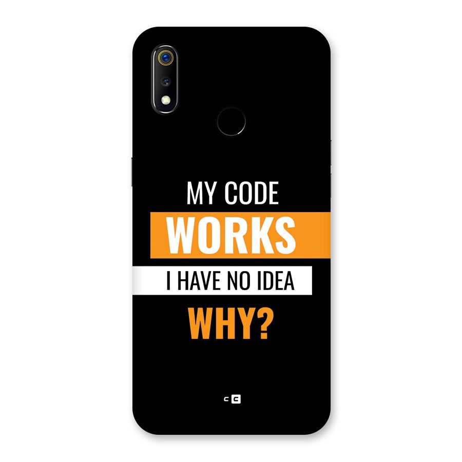 Coders Thought Back Case for Realme 3