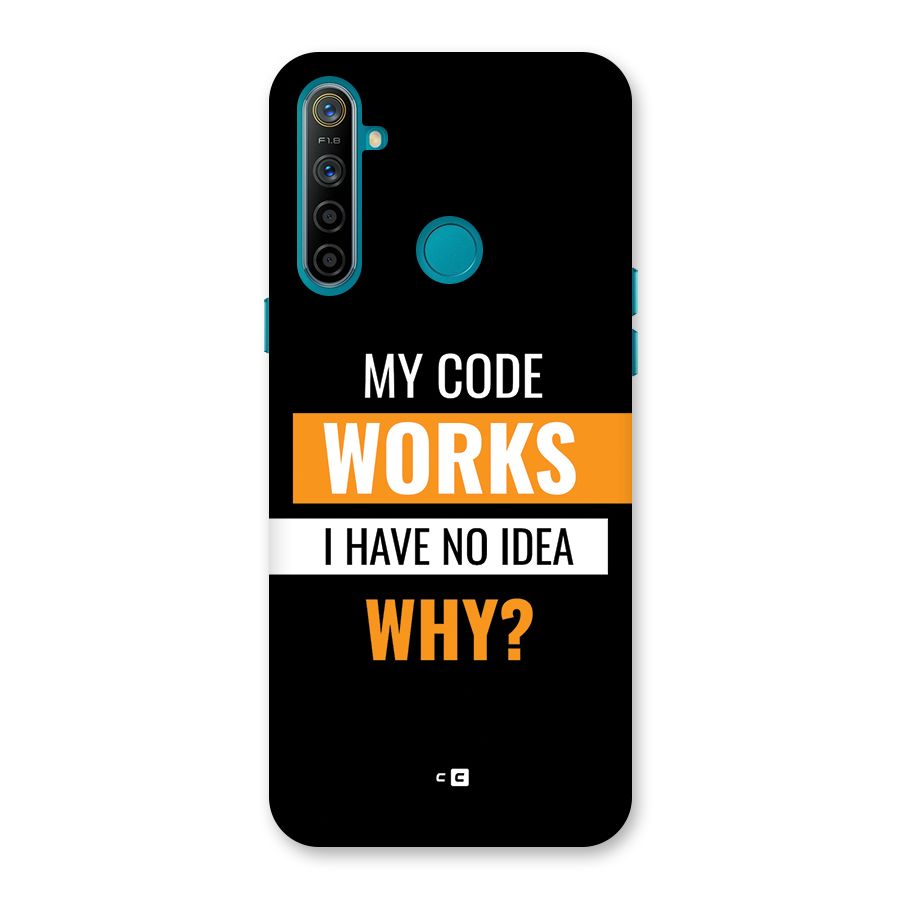 Coders Thought Back Case for Realme 5i