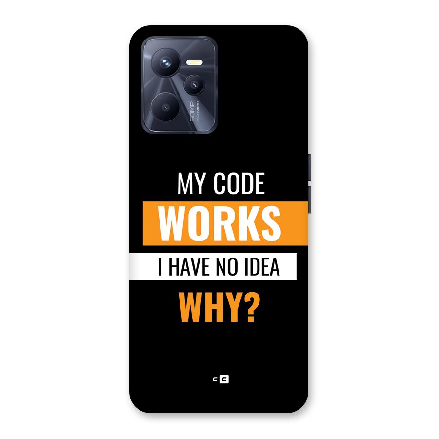 Coders Thought Back Case for Realme C35