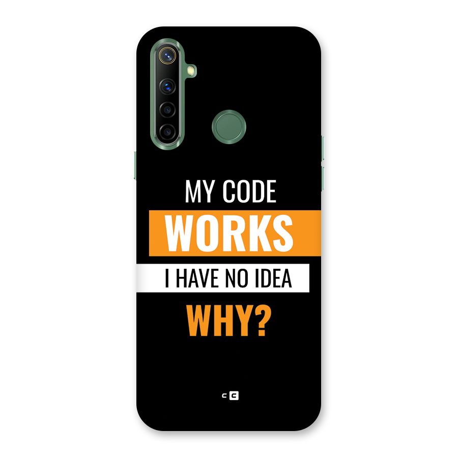 Coders Thought Back Case for Realme Narzo 10