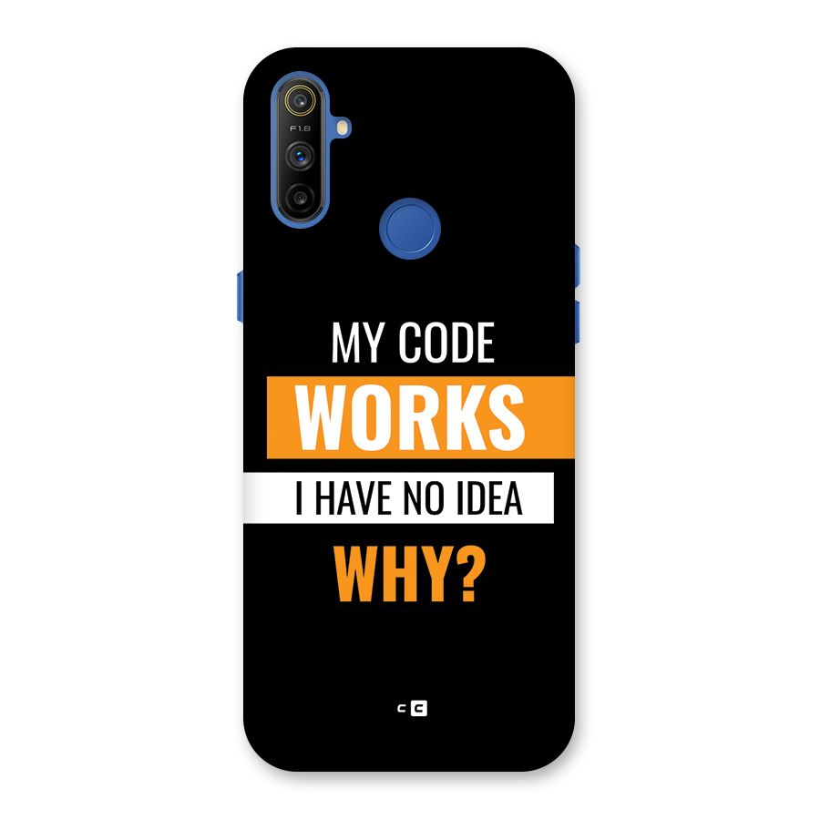 Coders Thought Back Case for Realme Narzo 10A
