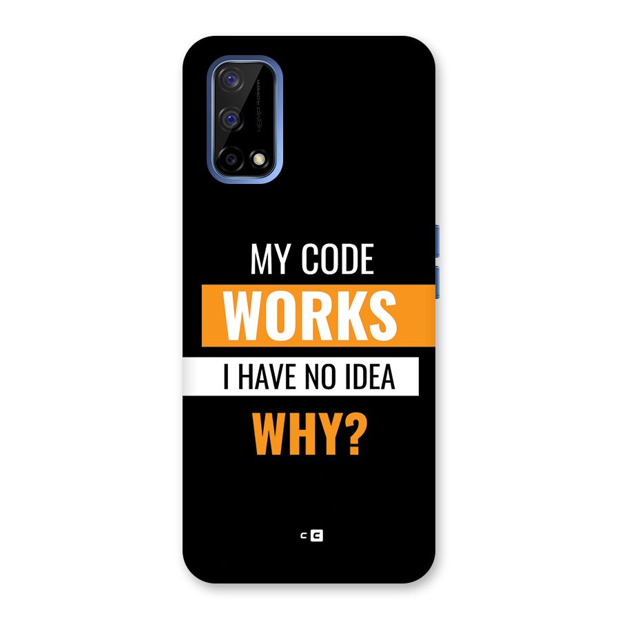 Coders Thought Back Case for Realme Narzo 30 Pro