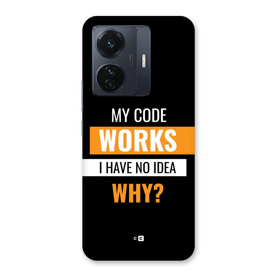 Coders Thought Back Case for Vivo T1 Pro