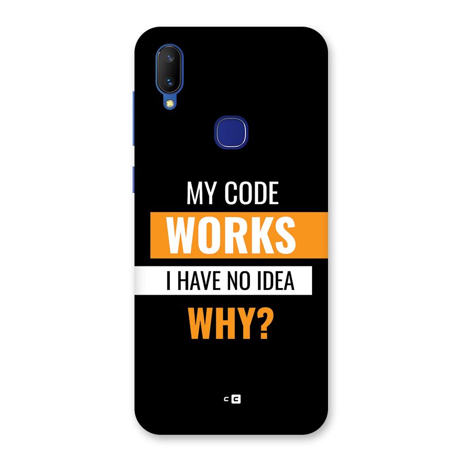 Coders Thought Back Case for Vivo V11