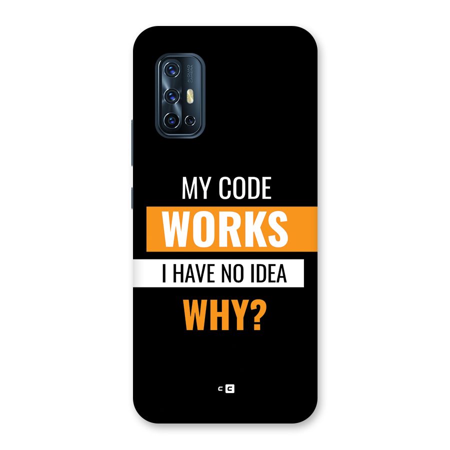 Coders Thought Back Case for Vivo V17