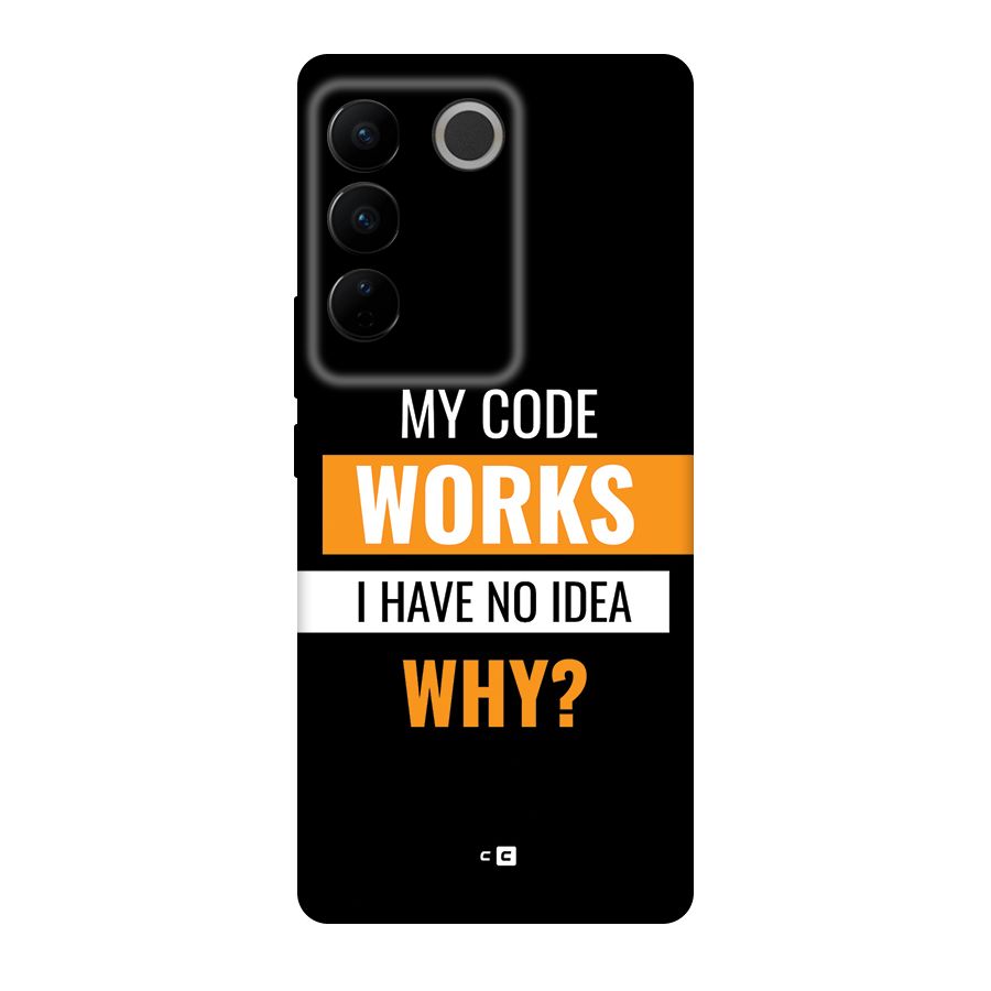 Coders Thought Back Case for Vivo V27