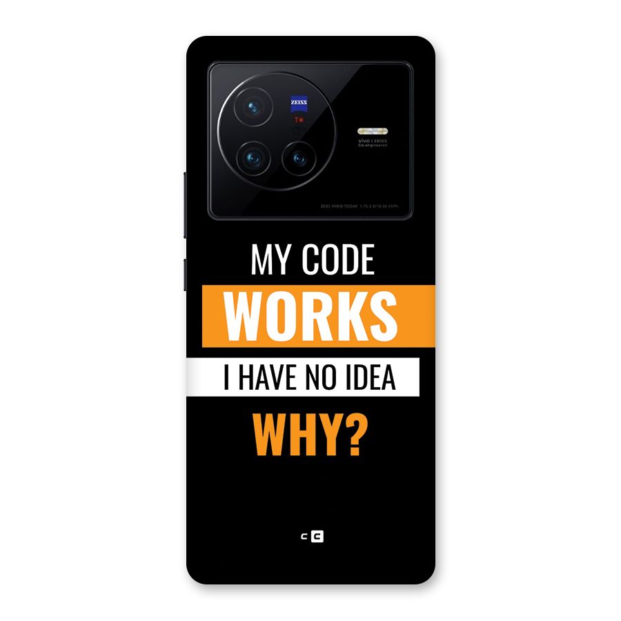 Coders Thought Back Case for Vivo X80