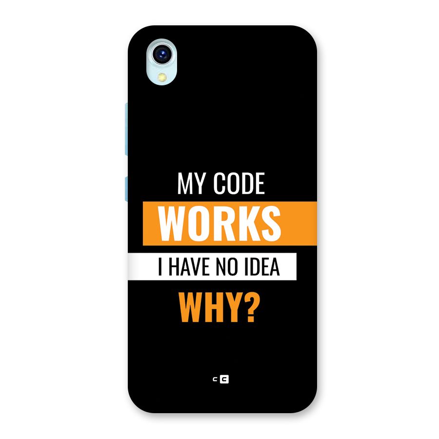 Coders Thought Back Case for Vivo Y1s