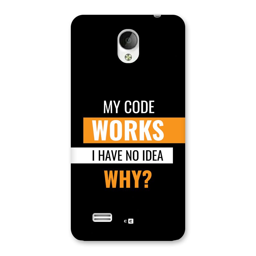 Coders Thought Back Case for Vivo Y21