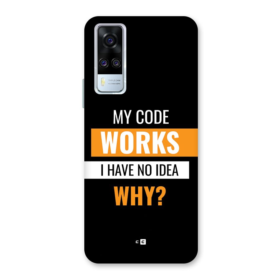 Coders Thought Back Case for Vivo Y31