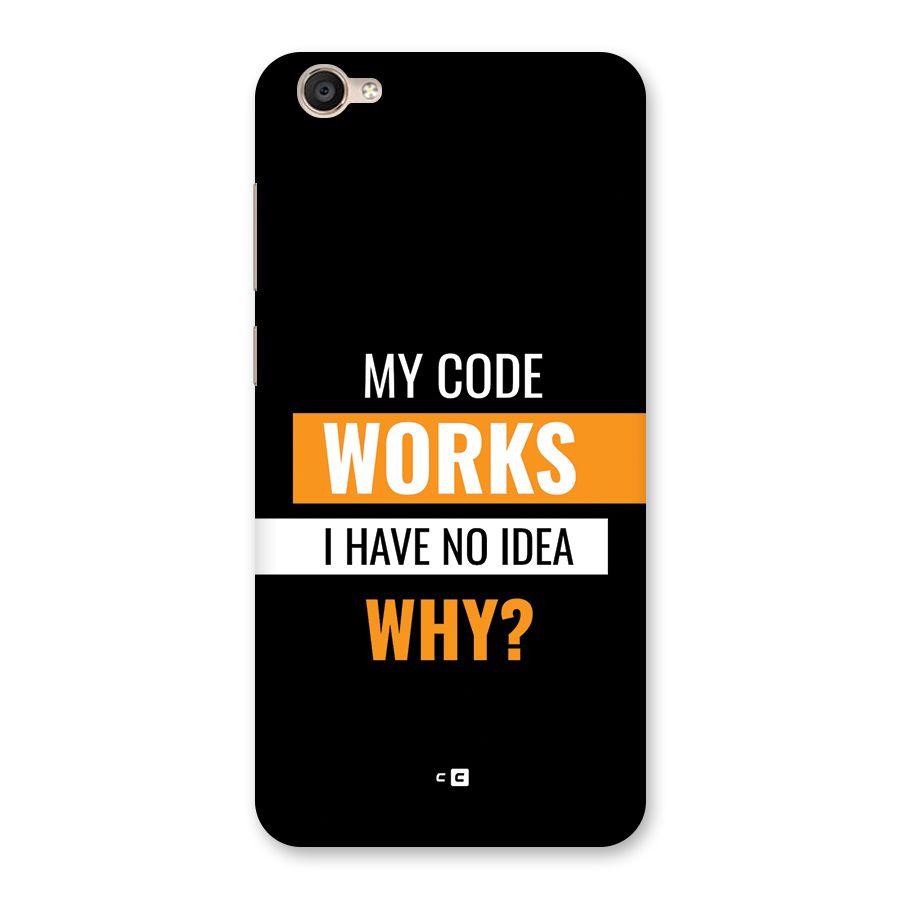 Coders Thought Back Case for Vivo Y55s
