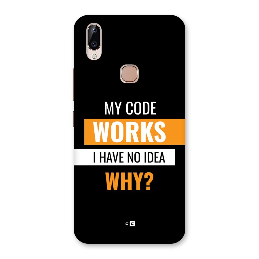 Coders Thought Back Case for Vivo Y83 Pro