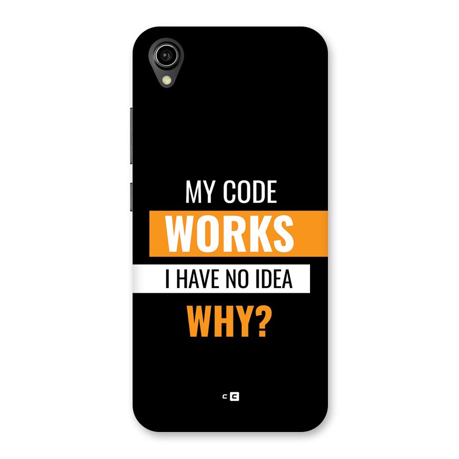 Coders Thought Back Case for Vivo Y90